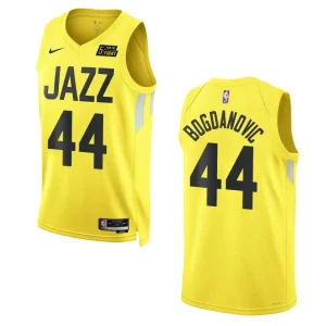 2022-23 Icon Utah Jazz Bojan Bogdanovic Gold Swingman Jersey - Alzaintravels