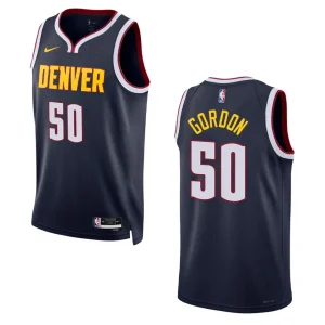 2022-23 Icon Edition Denver Nuggets Aaron Gordon Navy Swingman Jersey - Alzaintravels