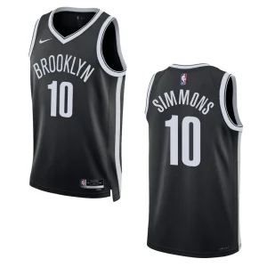 2022-23 Icon Edition Brooklyn Nets Ben Simmons Black Swingman Jersey - Alzaintravels