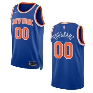 2022-23 Icon Edition New York Knicks Custom Royal Swingman Jersey - Alzaintravels