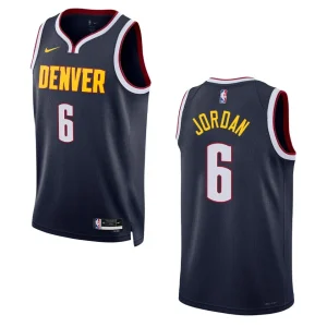 2022-23 Icon Edition Denver Nuggets DeAndre Jordan Navy Swingman Jersey - Alzaintravels