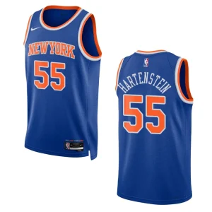 2022-23 Icon Edition New York Knicks Isaiah Hartenstein Royal Swingman Jersey - Alzaintravels