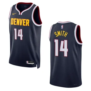 2022-23 Icon Edition Denver Nuggets Ish Smith Navy Swingman Jersey - Alzaintravels
