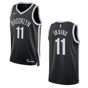 2022-23 Icon Edition Brooklyn Nets Kyrie Irving Black Swingman Jersey - Alzaintravels