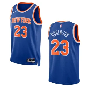 2022-23 Icon Edition New York Knicks Mitchell Robinson Royal Swingman Jersey - Alzaintravels