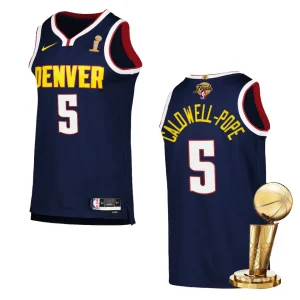Denver Nuggets 2023 NBA Finals Champions Kentavious Caldwell-Pope Icon Edition Navy Jersey - Alzaintravels