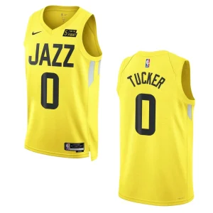 2022-23 Icon Utah Jazz Talen Horton-Tucker Gold Swingman Jersey - Alzaintravels