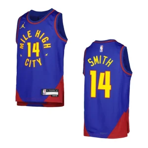 2022-23 Denver Nuggets Youth Statement Edition Ish Smith Blue Jersey - Alzaintravels