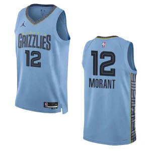 Memphis Grizzlies Ja Morant 2022-23 Statement Edition Blue Swingman Jersey - Alzaintravels