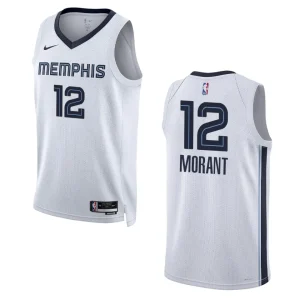 Memphis Grizzlies Ja Morant 2022-23 Association Edition White Swingman Jersey - Alzaintravels