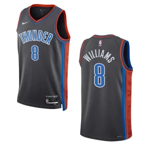 Oklahoma City Thunder Jalen Williams 2022-23 City Edition Gray Swingman Jersey - Alzaintravels