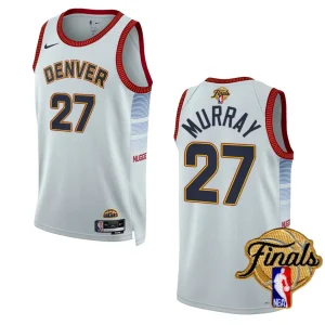 Jamal Murray White 2023 NBA Finals Denver Nuggets City Edition Jersey - Alzaintravels