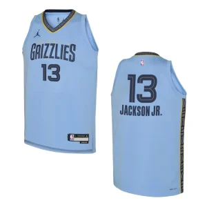 2022-23 Memphis Grizzlies Youth Statement Edition Jaren Jackson Jr. Blue Jersey - Alzaintravels