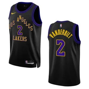 Jarred Vanderbilt City Edition Los Angeles Lakers 2023-24 Black Swingman Jersey - Alzaintravels