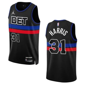 Joe Harris Statement Edition Detroit Pistons 2022-23 Black Swingman Jersey - Alzaintravels