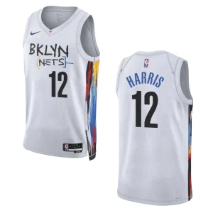 Brooklyn Nets Joe Harris 2022-23 City Edition White Swingman Jersey - Alzaintravels