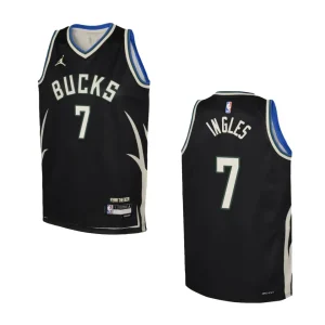 Youth Milwaukee Bucks 2022-23 Statement Edition Joe Ingles Black Jersey - Alzaintravels