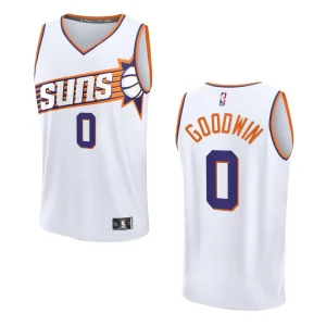 Jordan Goodwin Association Edition Phoenix Suns 2023-24 White Fastbreak Replica Jersey - Alzaintravels