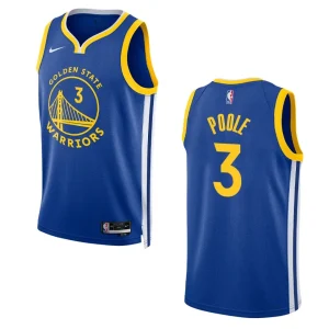 Golden State Warriors Jordan Poole 2022-23 Icon Edition Royal Swingman Jersey - Alzaintravels