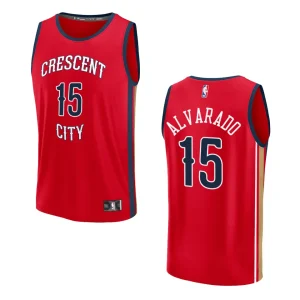 Jose Alvarado Statement Edition New Orleans Pelicans 2023-24 Red Fastbreak Replica Jersey - Alzaintravels