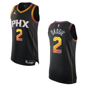 Phoenix Suns Josh Okogie 2022-23 Statement Edition Black Jersey - Alzaintravels