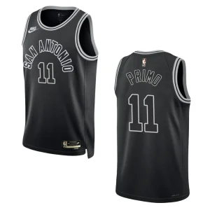 San Antonio Spurs 2022-23 Classic Edition Joshua Primo Black Jersey 50th Season - Alzaintravels