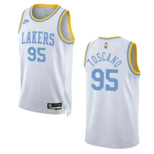 Los Angeles Lakers Juan Toscano-Anderson White 75 Anniversary 2022-23 Classic Edition Jersey - Alzaintravels