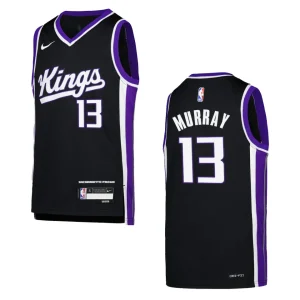 2023-24 Sacramento Kings Youth Icon Edition Keegan Murray Black Jersey - Alzaintravels