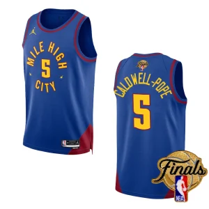 Kentavious Caldwell-Pope Blue 2023 NBA Finals Denver Nuggets Statement Edition Jersey - Alzaintravels