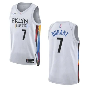 Brooklyn Nets Kevin Durant 2022-23 City Edition White Swingman Jersey - Alzaintravels
