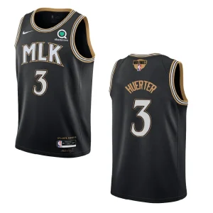Kevin Huerter Hawks 2021 NBA Playoffs Bound Jersey Black - Alzaintravels