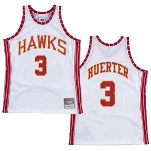 Atlanta Hawks Kevin Huerter Hardwood Classics Jersey Retro White - Alzaintravels