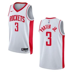 Houston Rockets Kevin Porter Jr. 2022-23 Association Edition White Swingman Jersey - Alzaintravels