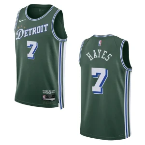 Detroit Pistons Killian Hayes 2022-23 City Edition Green Swingman Jersey - Alzaintravels