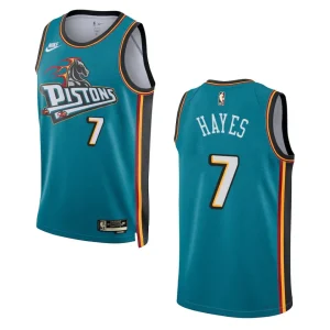 Detroit Pistons Killian Hayes Teal Swingman 2022-23 Classic Edition Jersey - Alzaintravels