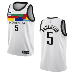 Kyle Anderson City Edition Minnesota Timberwolves 2022-23 White Swingman Jersey - Alzaintravels