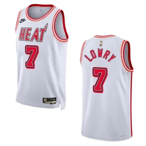 Miami Heat 2022-23 Classic Edition Kyle Lowry White Jersey 35th Anniversary - Alzaintravels