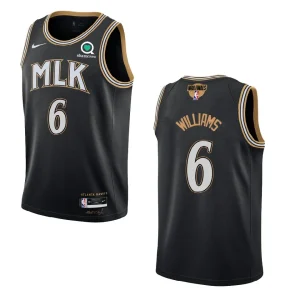 Lou Williams Hawks 2021 NBA Playoffs Bound Jersey Black - Alzaintravels