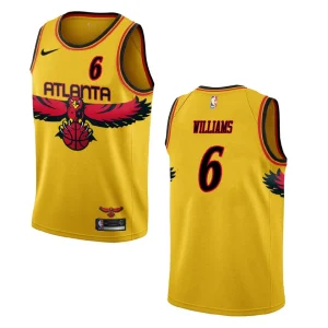 Lou Williams Atlanta Hawks City Edition Throwback Jersey Yellow - Alzaintravels