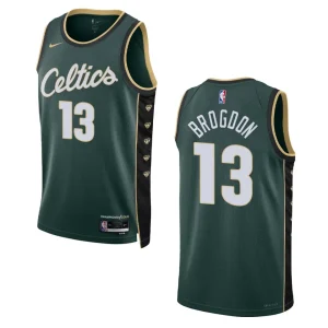 Boston Celtics Malcolm Brogdon 2022-23 City Edition Dark Green Swingman Jersey - Alzaintravels
