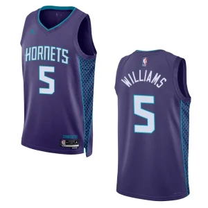 Mark Williams Statement Edition Charlotte Hornets 2022-23 Purple Swingman Jersey - Alzaintravels