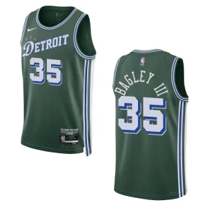 Detroit Pistons Marvin Bagley III 2022-23 City Edition Green Swingman Jersey - Alzaintravels