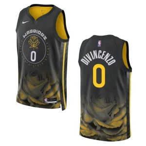 Warriors 2022-23 City Edition Donte DiVincenzo Black Jersey Swingman - Alzaintravels