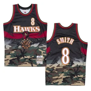 Hawks #8 Steve Smith Woodland Camo Jersey - Camo - Alzaintravels