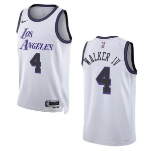 Lakers 2022-23 City Edition Lonnie Walker IV White Jersey Swingman - Alzaintravels