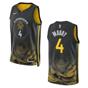 Warriors 2022-23 City Edition Moses Moody Black Jersey Swingman - Alzaintravels