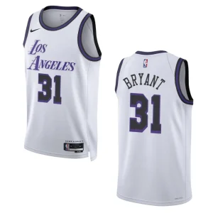 Lakers 2022-23 City Edition Thomas Bryant White Jersey Swingman - Alzaintravels