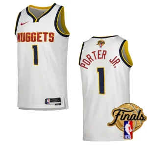 Michael Porter Jr. White 2023 NBA Finals Denver Nuggets Association Edition Jersey - Alzaintravels