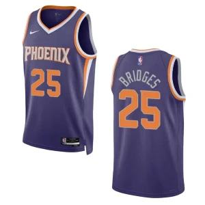 Phoenix Suns Mikal Bridges 2022-23 Icon Edition Purple Swingman Jersey - Alzaintravels