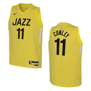 2022-23 Utah Jazz Youth Icon Edition Mike Conley Yellow Jersey - Alzaintravels
